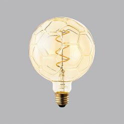 Bóng đèn led bulb thủy tinh Filament hình quả bóng trang trí 4W MPE - màu Amber - FLM-5/FB MPE