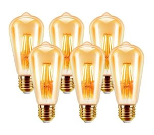 Bóng đèn led bulb thủy tinh Filament trang trí 4W MPE - đui E27 - FLM-4/ST64 MPE