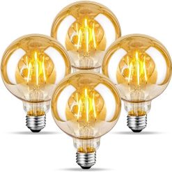 Bóng đèn led bulb thủy tinh Filament tròn 4W MPE - đui E27 - FLM-4/G95 MPE