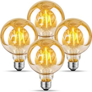 Bóng đèn led bulb thủy tinh Filament tròn 4W MPE - đui E27 - FLM-4/G95 MPE