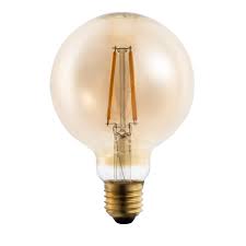 Bóng đèn led bulb thủy tinh Filament tròn 6W MPE - đui E27 - FLM-6/G95 MPE