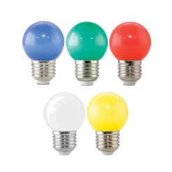 Bóng đèn led bulb trang trí 1W màu đỏ A45R/1W Rạng Đông