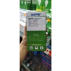 Bóng đèn led bulb tròn 12W (Đế Nhôm) Đui E27  - Ánh sáng trắng LBA-12T MPE