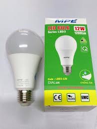 Bóng đèn led bulb tròn 12W Đui E27 - Ánh sáng vàng LBD3-12V MPE