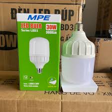 Bóng đèn led bulb tròn 30W Đui E27 - Ánh sáng vàng LBD3-30V