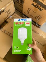 Bóng đèn led bulb tròn 40W Đui E27 - Ánh sáng vàng LBD3-40V MPE - Ảnh 3