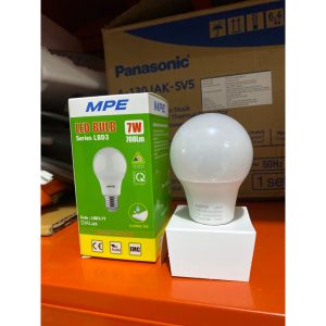 Bóng đèn led bulb tròn 7W Đui E27 - Ánh sáng trắng LBD3-7T MPE