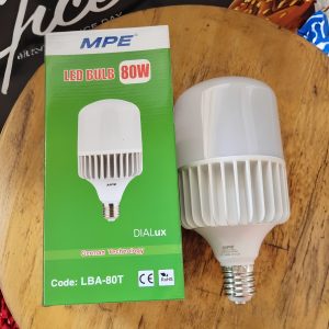 Bóng đèn led bulb tròn 80W (Đế Nhôm) Đui E27  - Ánh sáng trắng LB-80T MPE