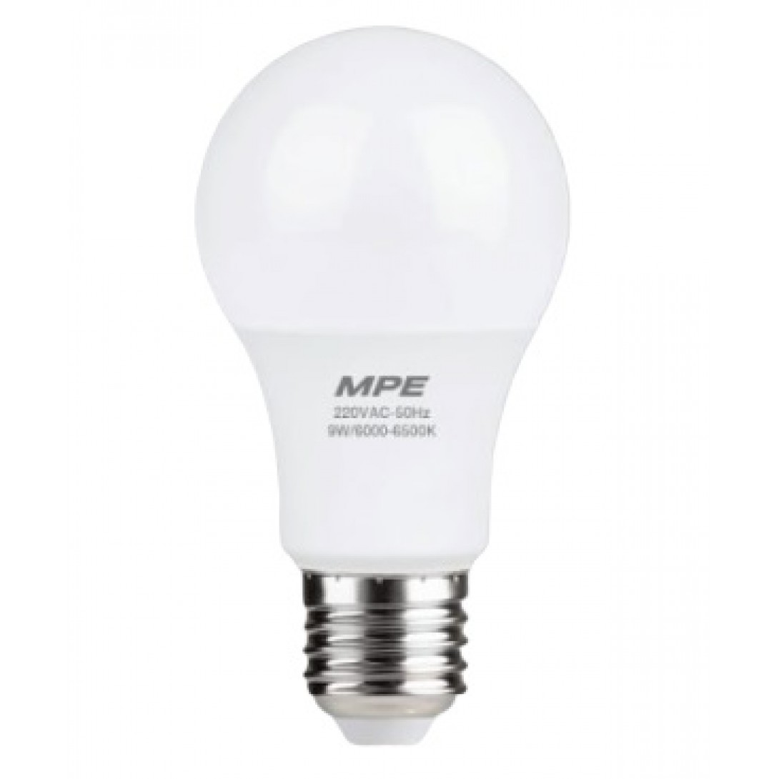 Bóng đèn led bulb tròn 9W Đui E27 - Ánh sáng trắng LBD3-9T