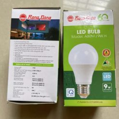 Bóng đèn led bulb tròn 9W Đui E27 – Ánh sáng trắng A60N1/9W.H E27 6500K Rạng Đông