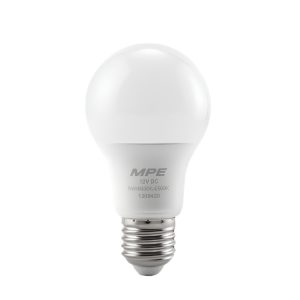 Bóng đèn led bulb tròn 9W dùng điện DC 12V MPE - đui E27 - LB-9T/DC MPE