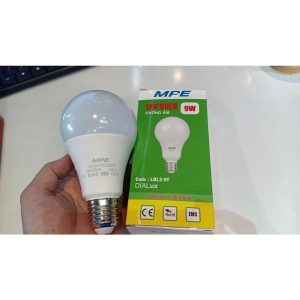 Bóng đèn led bulb tròn chống ẩm 9W MPE - đui E27 - Ánh sáng trắng - LBL2-9T MPE
