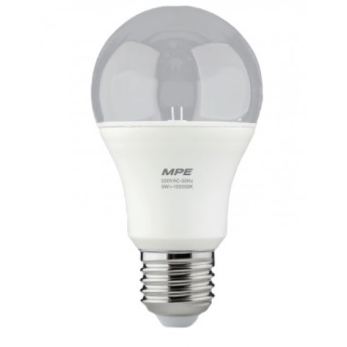 Bóng đèn led bulb tròn thanh long 9W MPE - đui E27 - LBF-9 MPE