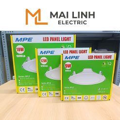 Đèn Led panel âm trần Đế Nhựa 12W Lỗ khoét 150mm Ánh sáng trắng RPL2-12T MPE