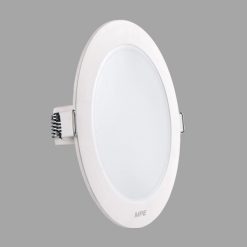Đèn Led panel âm trần Đế Nhựa 9W Lỗ khoét 125mm Ánh sáng vàng RPL2-9V MPE