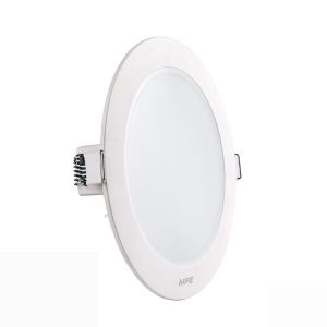 Đèn Led panel âm trần Đế Nhựa 9W Lỗ khoét 125mm Ánh sáng vàng RPL2-9V MPE