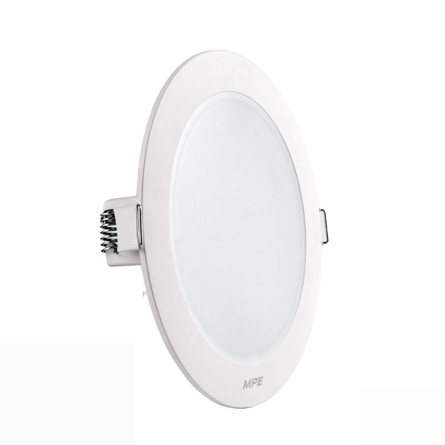 Đèn Led panel âm trần Đế Nhựa 9W Lỗ khoét 125mm Ánh sáng vàng RPL2-9V MPE