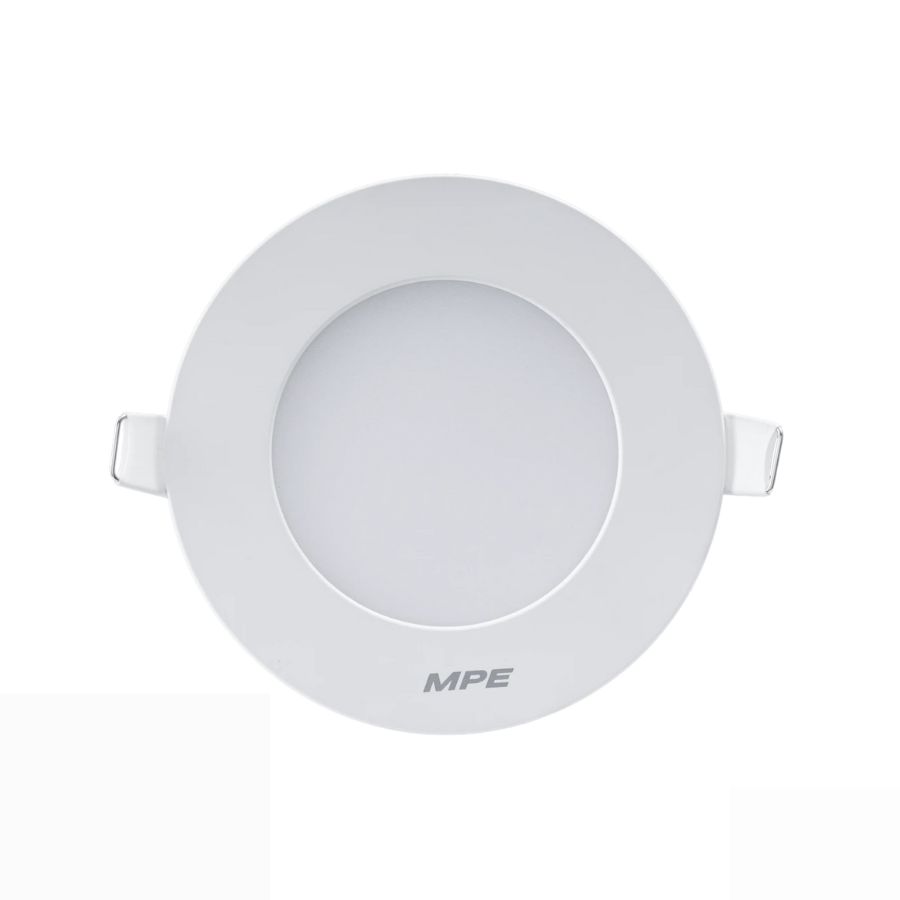 Đèn Led panel âm trần siêu mỏng Đế Nhựa 7W Lỗ khoét 90mm Ánh sáng trắng RPL3-7T MPE