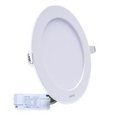 Đèn Led panel âm trần siêu mỏng Đế Nhựa 9W Lỗ khoét 130mm Ánh sáng trung tính RPL3-9N MPE