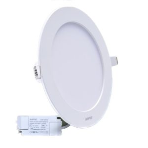Đèn Led panel âm trần siêu mỏng Đế Nhựa 9W Lỗ khoét 130mm Ánh sáng trung tính RPL3-9N MPE