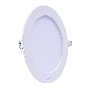 Đèn Led panel âm trần siêu mỏng Đế Nhựa 9W Lỗ khoét 90mm Ánh sáng vàng RPL3-9SV MPE
