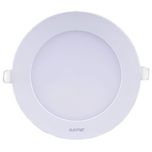 Đèn Led panel âm trần siêu mỏng Đế Nhựa 9W Lỗ khoét 90mm Ánh sáng vàng RPL3-9SV MPE