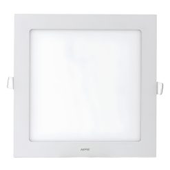Đèn Led panel âm trần vuông siêu mỏng Đế Nhôm 18W Lỗ khoét 205mm Ánh sáng trắng SPL-18T MPE