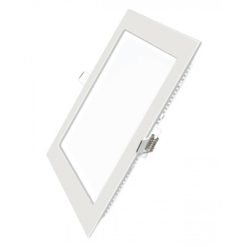 Đèn Led panel âm trần vuông siêu mỏng Đế Nhôm 18W Lỗ khoét 205mm Ánh sáng vàng SPL-18V MPE
