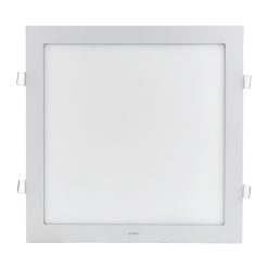 Đèn Led panel âm trần vuông siêu mỏng Đế Nhôm 24W Lỗ khoét 280mm Ánh sáng vàng SPL-24V MPE