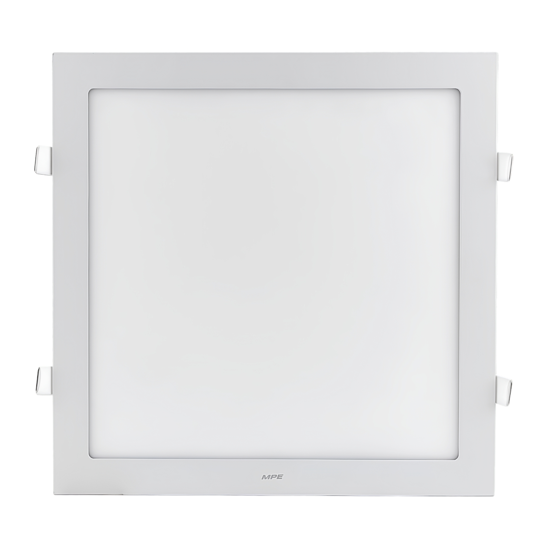 Đèn Led panel âm trần vuông siêu mỏng Đế Nhôm 24W Lỗ khoét 280mm Ánh sáng vàng SPL-24V MPE