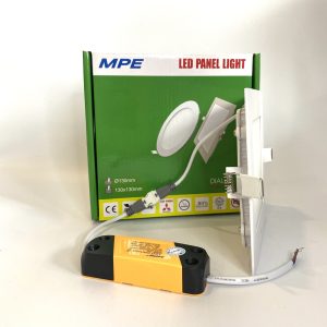 Đèn Led panel âm trần vuông siêu mỏng Đế Nhôm 24W Lỗ khoét 280mm Ánh sáng vàng SPL-24V MPE