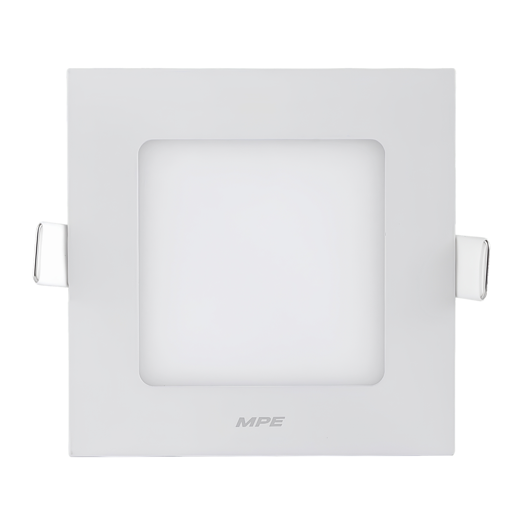 Đèn Led panel âm trần vuông siêu mỏng Đế Nhôm 6W Lỗ khoét 105mm Ánh sáng trắng SPL-6T MPE