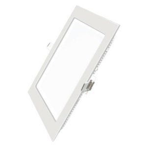 Đèn Led panel âm trần vuông siêu mỏng Đế Nhôm 6W Lỗ khoét 105mm Ánh sáng vàng SPL-6V MPE