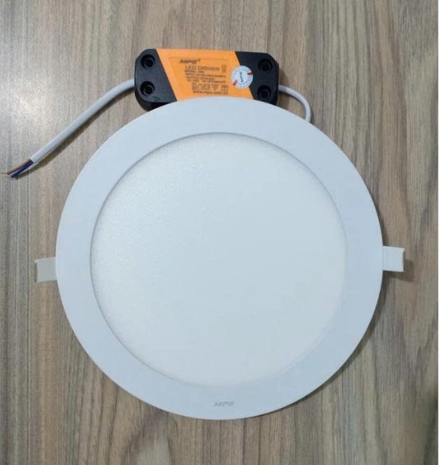 Đèn Led panel siêu mỏng 18W Lỗ khoét 205mm 3 màu RPL-18S 3C MPE.