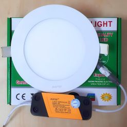 Đèn Led panel siêu mỏng 6W Lỗ khoét 105mm Ánh sáng vàng RPL-6V MPE