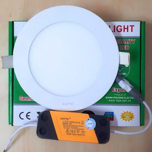 Đèn Led panel siêu mỏng 6W Lỗ khoét 90mm Ánh sáng trung tính RPL-6SN MPE 