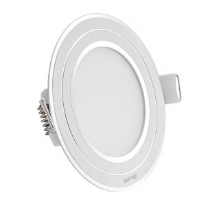 Đèn Led panel viền bạc siêu mỏng 12W Lỗ khoét 130mm Ánh sáng trắng MPE - RPL-12ST/S MPE