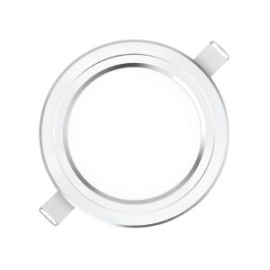 Đèn Led panel viền bạc siêu mỏng 9W Lỗ khoét 130mm 3 màu MPE - RPL-9/3C/S MPE