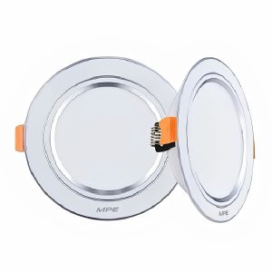Đèn led downlight 12W viền bạc lỗ khoét 105mm ánh sáng trắng DLB2-12T MPE