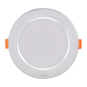Đèn led downlight 12W viền bạc lỗ khoét 105mm ánh sáng trung tính DLB-12N MPE