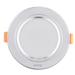 Đèn led downlight 12W viền bạc lỗ khoét 105mm ánh sáng trung tính DLB2-12N MPE
