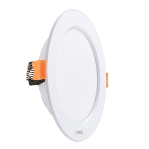 Đèn led downlight 12W viền trắng lỗ khoét 105mm ánh sáng vàng DLT-12V MPE