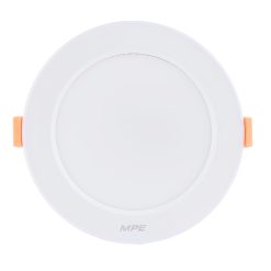 Đèn led downlight 12W viền trắng lỗ khoét 105mm ánh sáng vàng DLT2-12V MPE