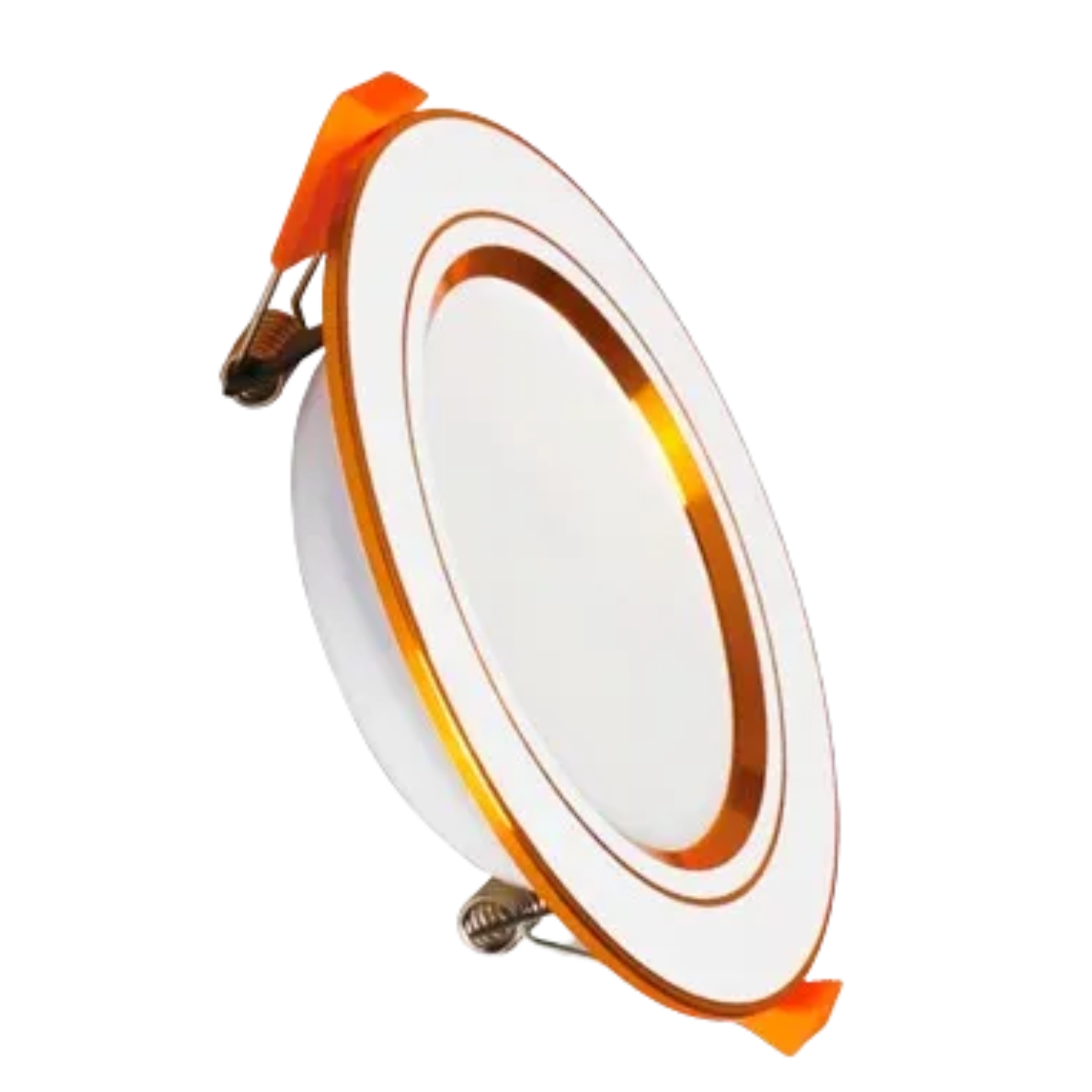 Đèn led downlight 12W viền vàng lỗ khoét 105mm - 3 chế độ màu DLV2-12/3C MPE