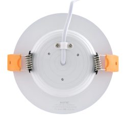 Đèn led downlight 5W viền bạc lỗ khoét 74mm ánh sáng trung tính DLB-5N MPE