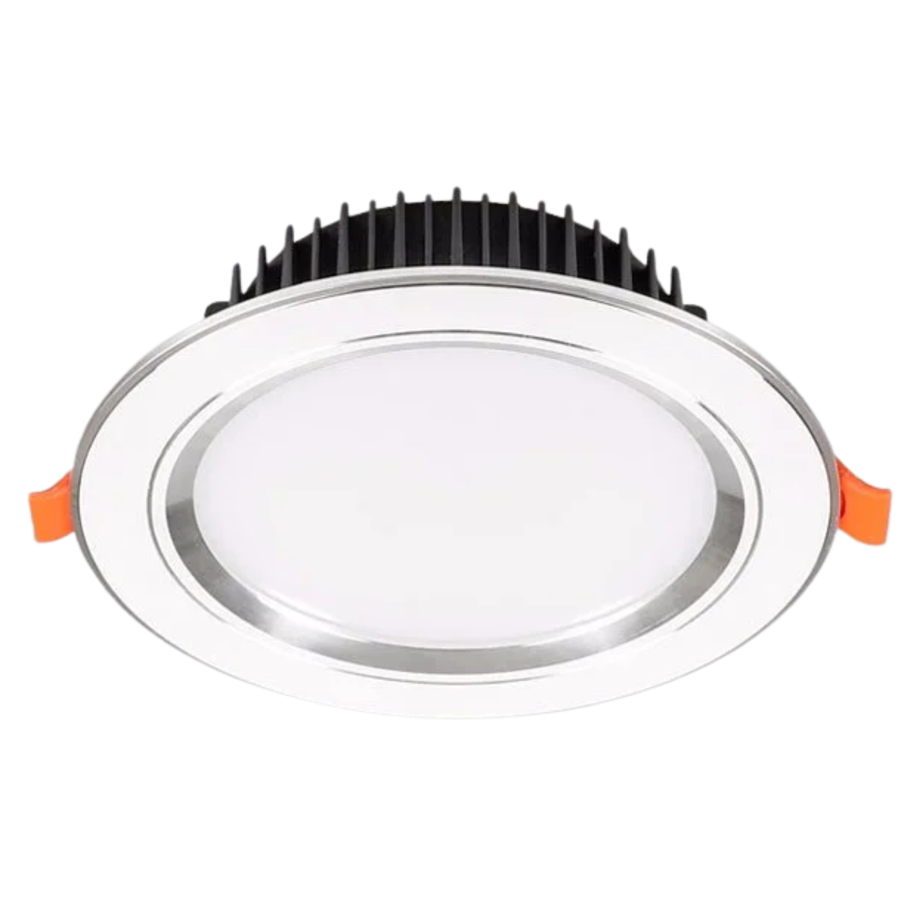 Đèn led downlight 5W viền bạc lỗ khoét 74mm ánh sáng vàng DLB-5V MPE