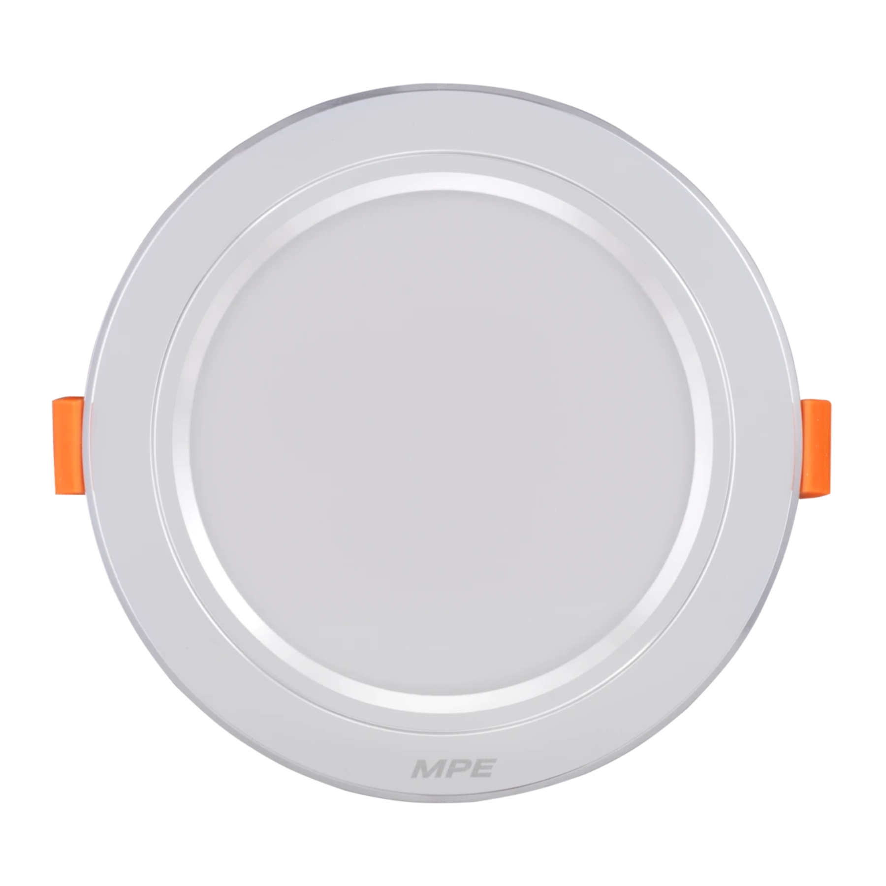 Đèn led downlight 5W viền bạc lỗ khoét 74mm ánh sáng vàng DLB-5V MPE