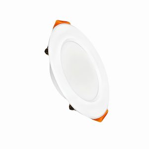 Đèn led downlight 5W viền trắng lỗ khoét 74mm - 3 chế độ màu DLT2-5/3C MPE