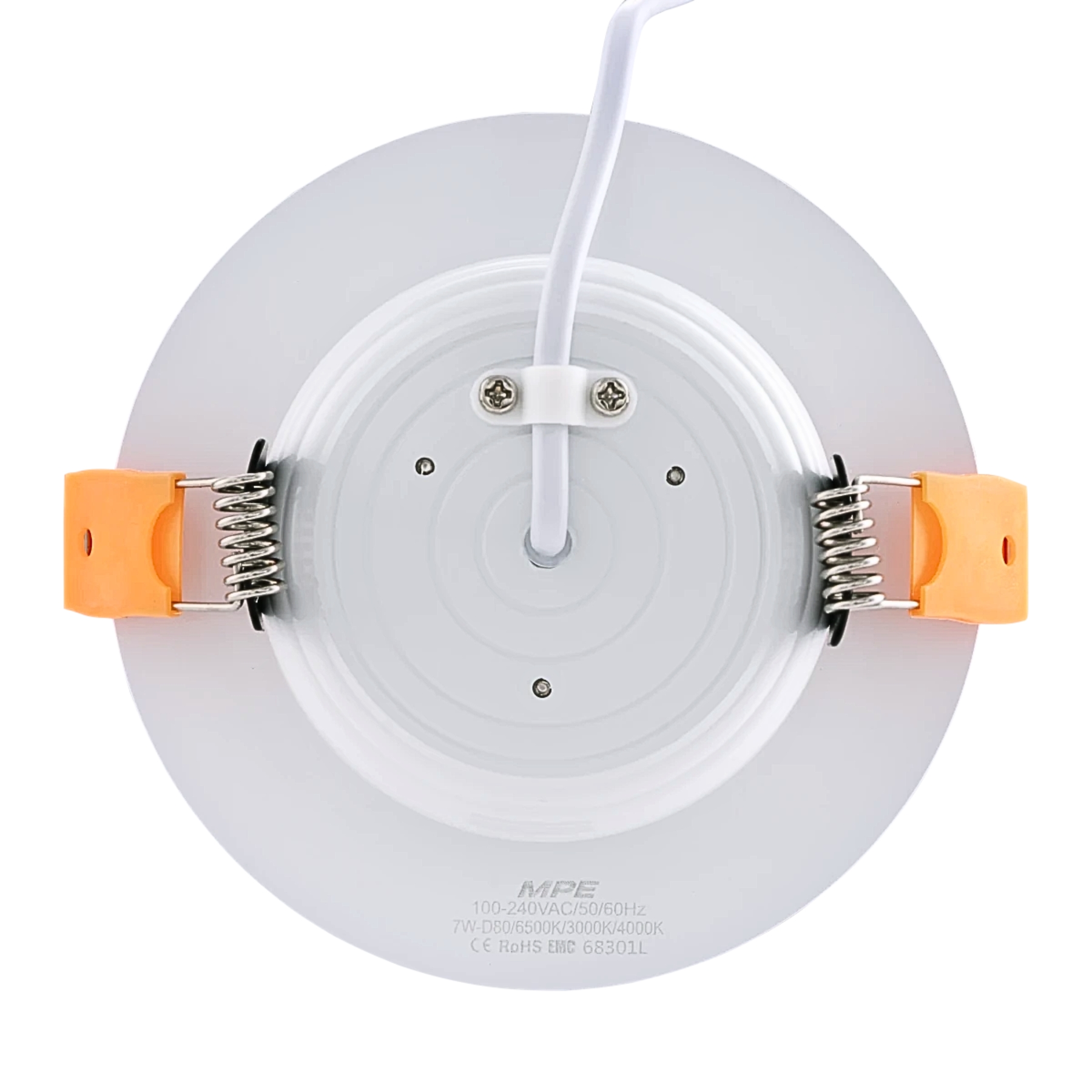 Đèn led downlight 5W viền vàng lỗ khoét 74mm ánh sáng trắng DLV2-5T MPE