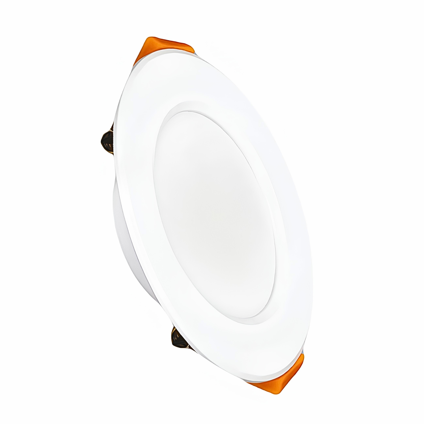 Đèn led downlight 5W viền trắng lỗ khoét 74mm ánh sáng vàng DLT-5V MPE